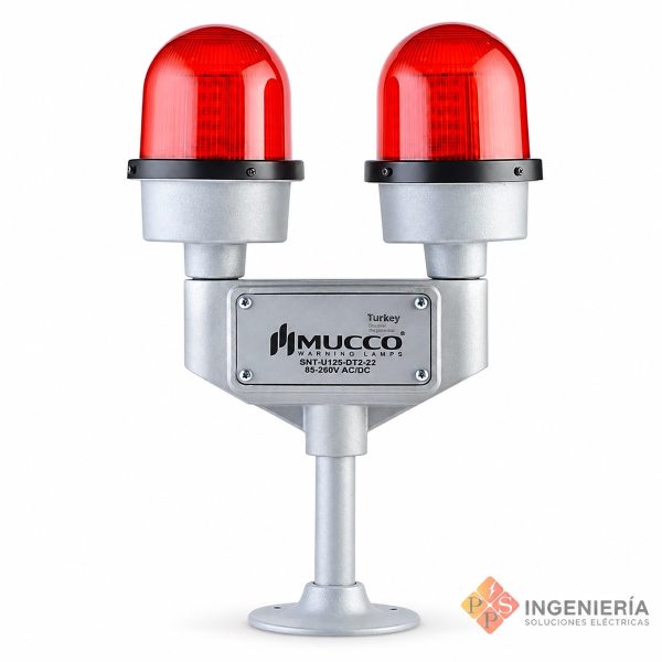 Baliza doble de obstrucción MUCCO SNT-U125-DT2 - PPS Ingeniería